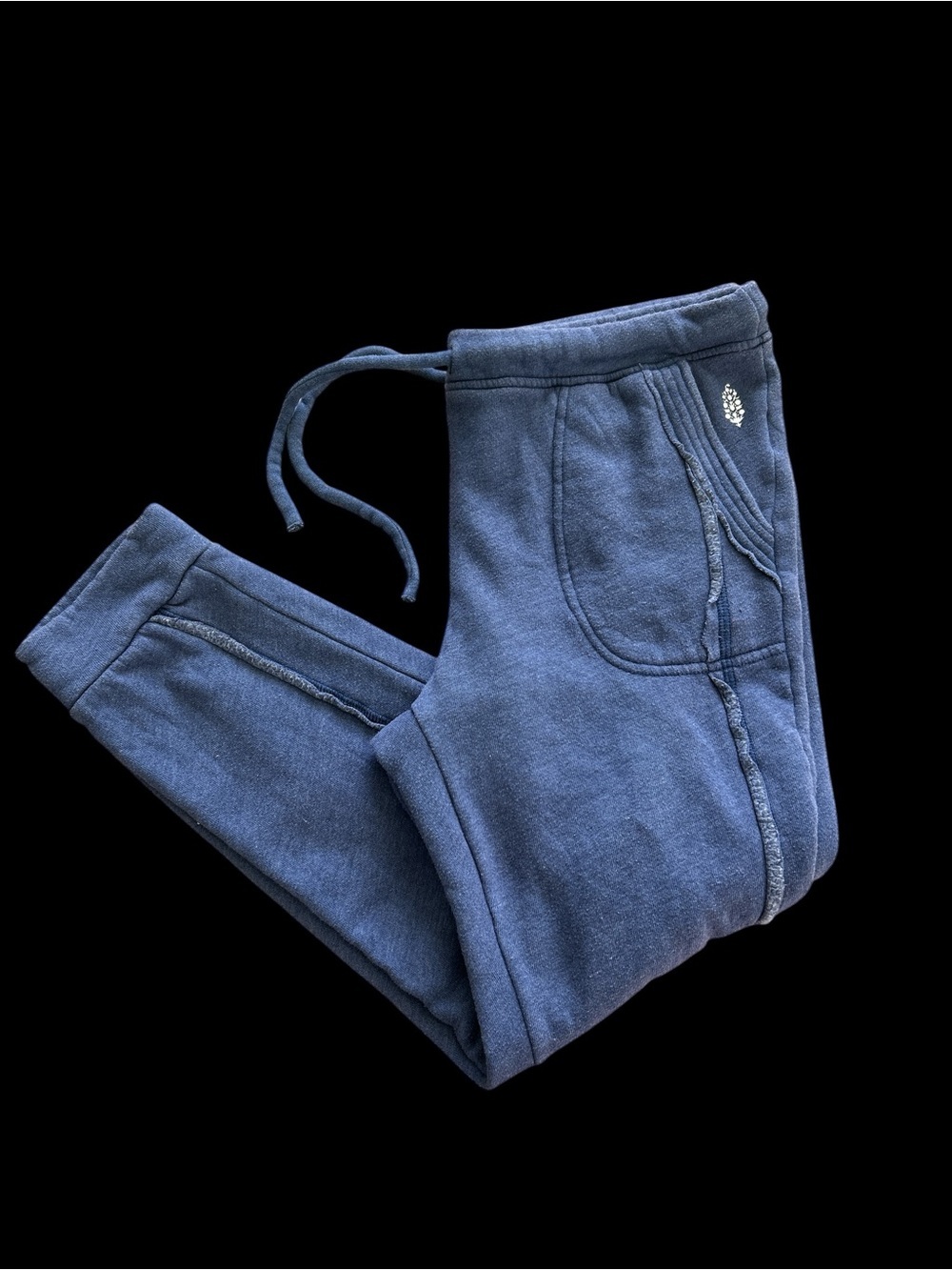 FP Movement by Free People Navy Drawstring Fleece Joggers